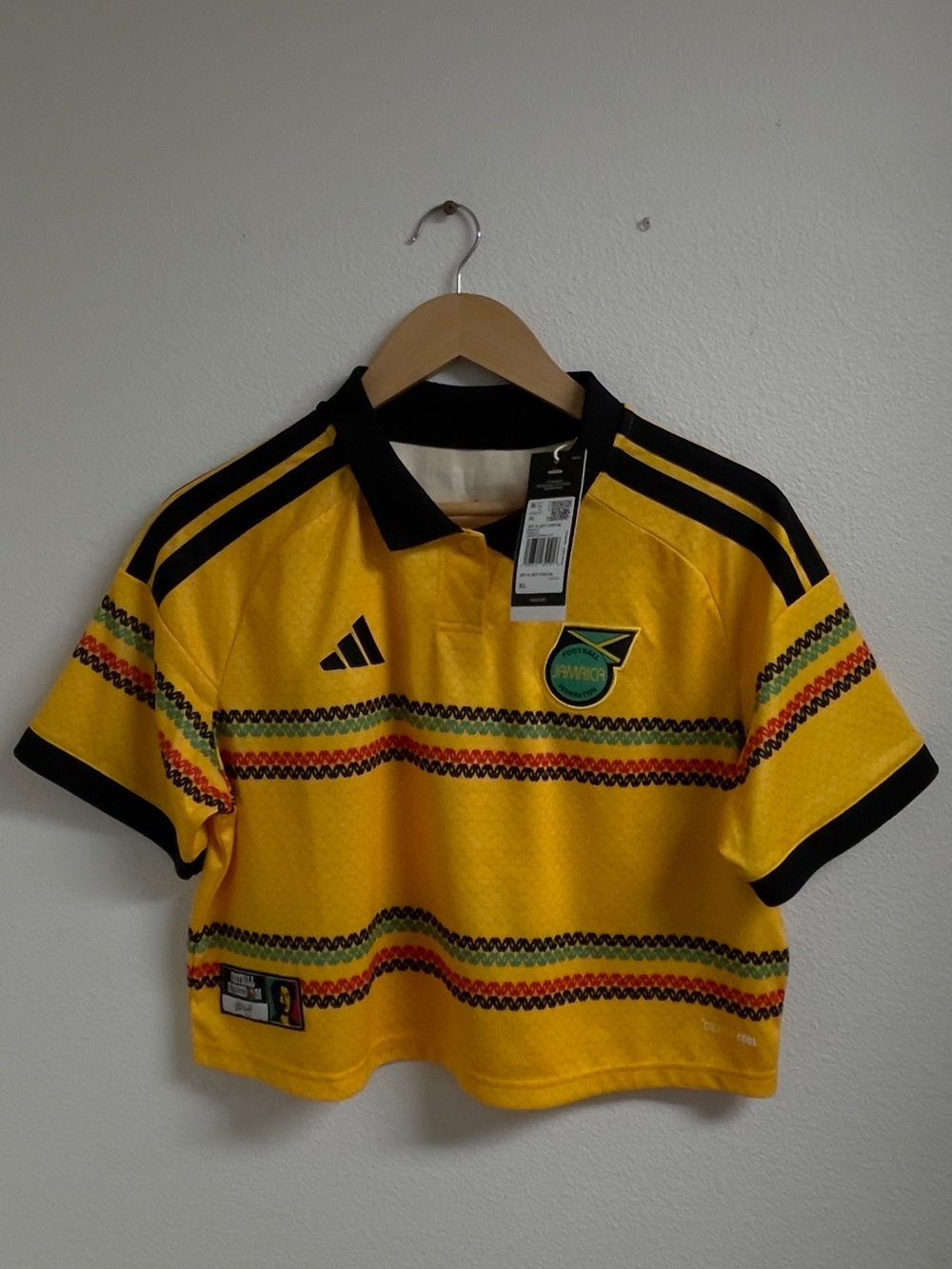 Adidas Jamaica Bob Marley Crop Soccer Jersey Women’s
